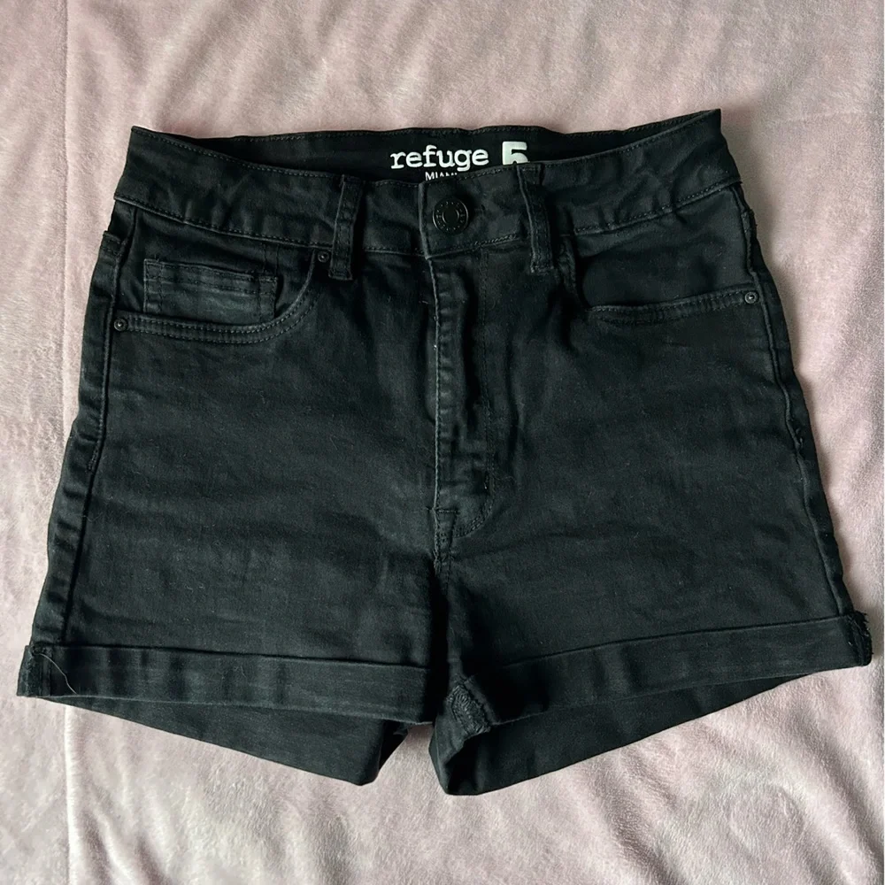 Urban Planet High Rise Shorts - Picture 1 of 3